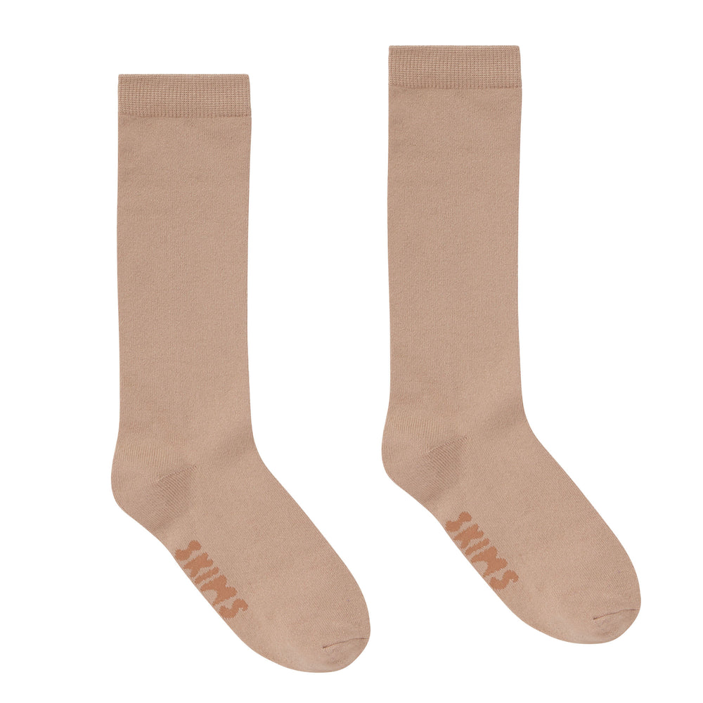 Skims EVERYDAY MID CALF Sokken Beige | 26JIPRDCX