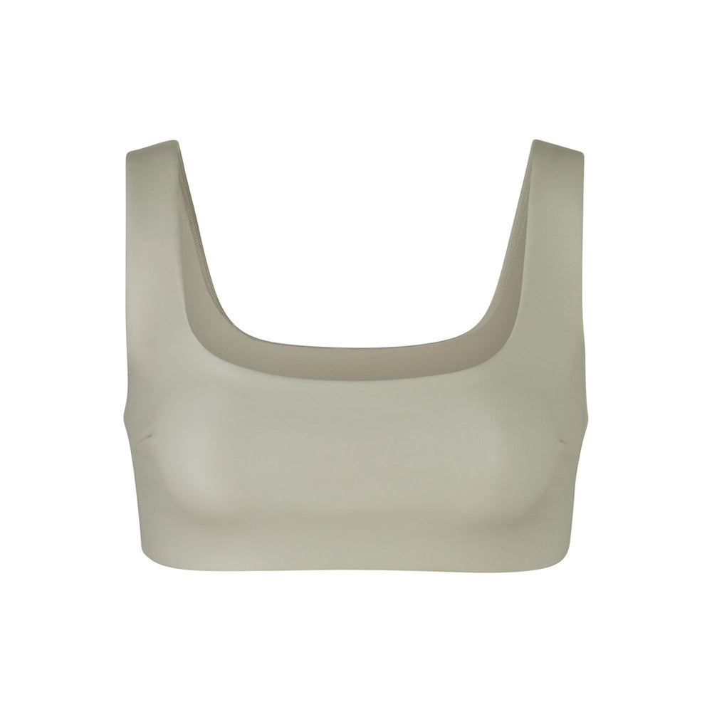 Skims FAUX LEATHER Bralette Wit | 21TSXKROB