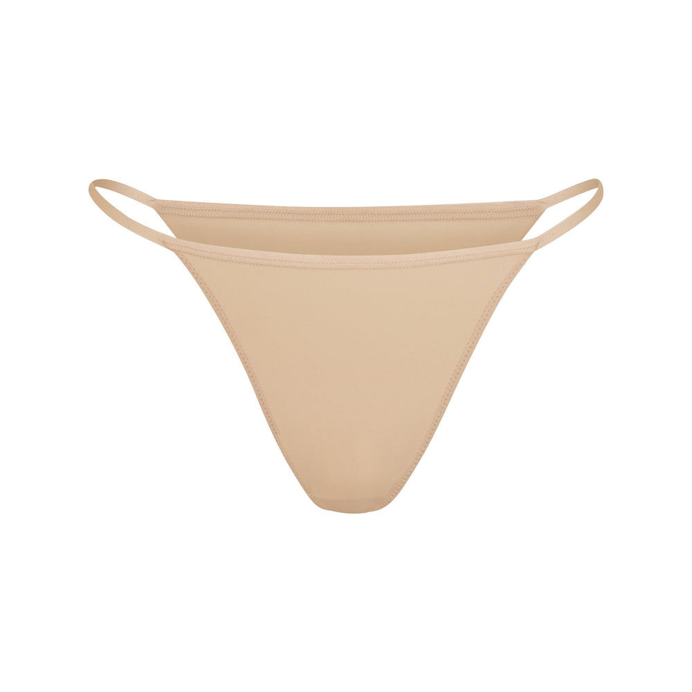 Skims FITS EVERYBODY CHEEKY STRING Bikini Beige | 73EFGWJVZ