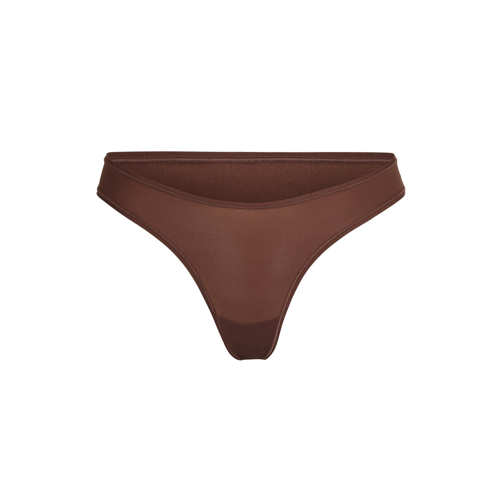 Skims FITS EVERYBODY DIPPED FRONT Thong Chocola | 89NLDURQM