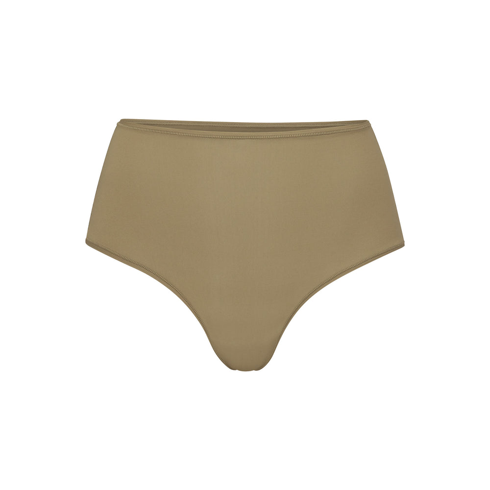 Skims FITS EVERYBODY HIGH WAISTED Thong Khaki | 79XJGWKVS