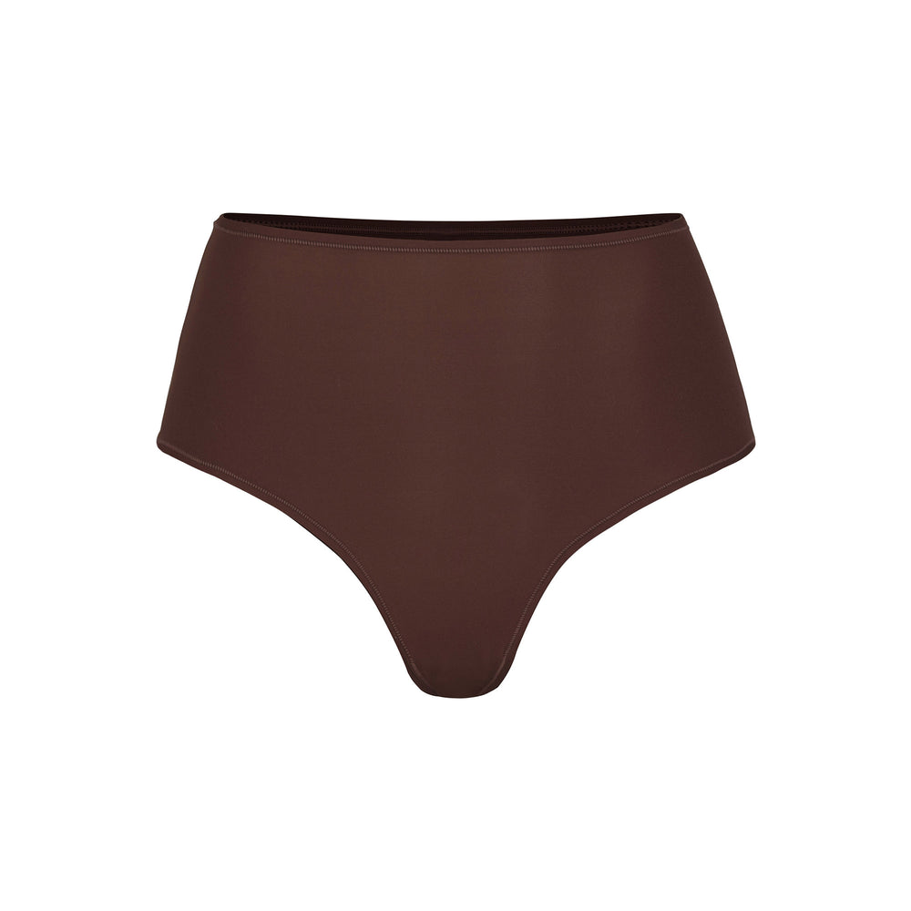 Skims FITS EVERYBODY HIGH WAISTED Thong Chocola | 81WXUGLVN