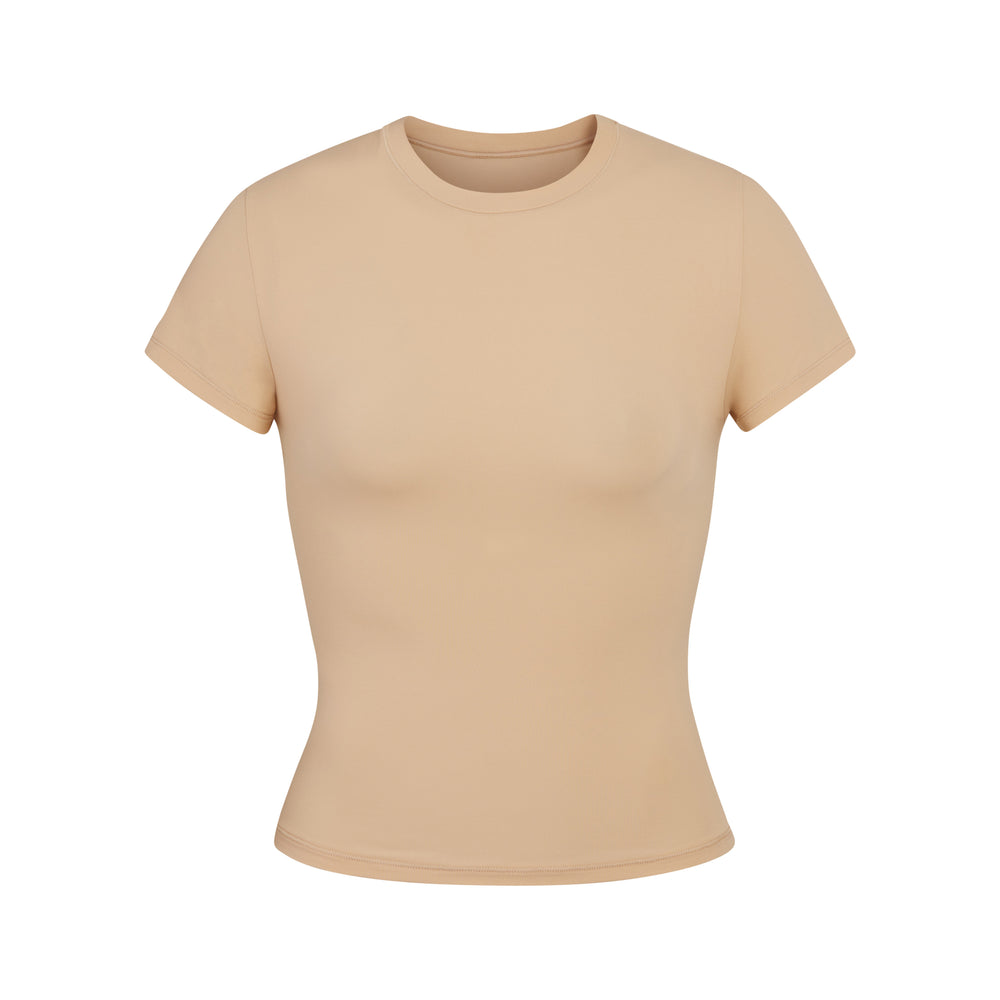 Skims FITS EVERYBODY T-shirt Beige | 43HAVTDEO