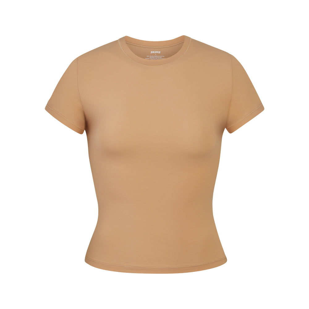 Skims FITS EVERYBODY T-shirt Beige | 60UHZAMWP