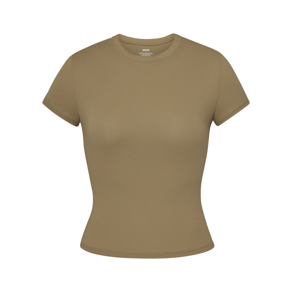 Skims FITS EVERYBODY T-shirt Khaki | 87MBEZWPA