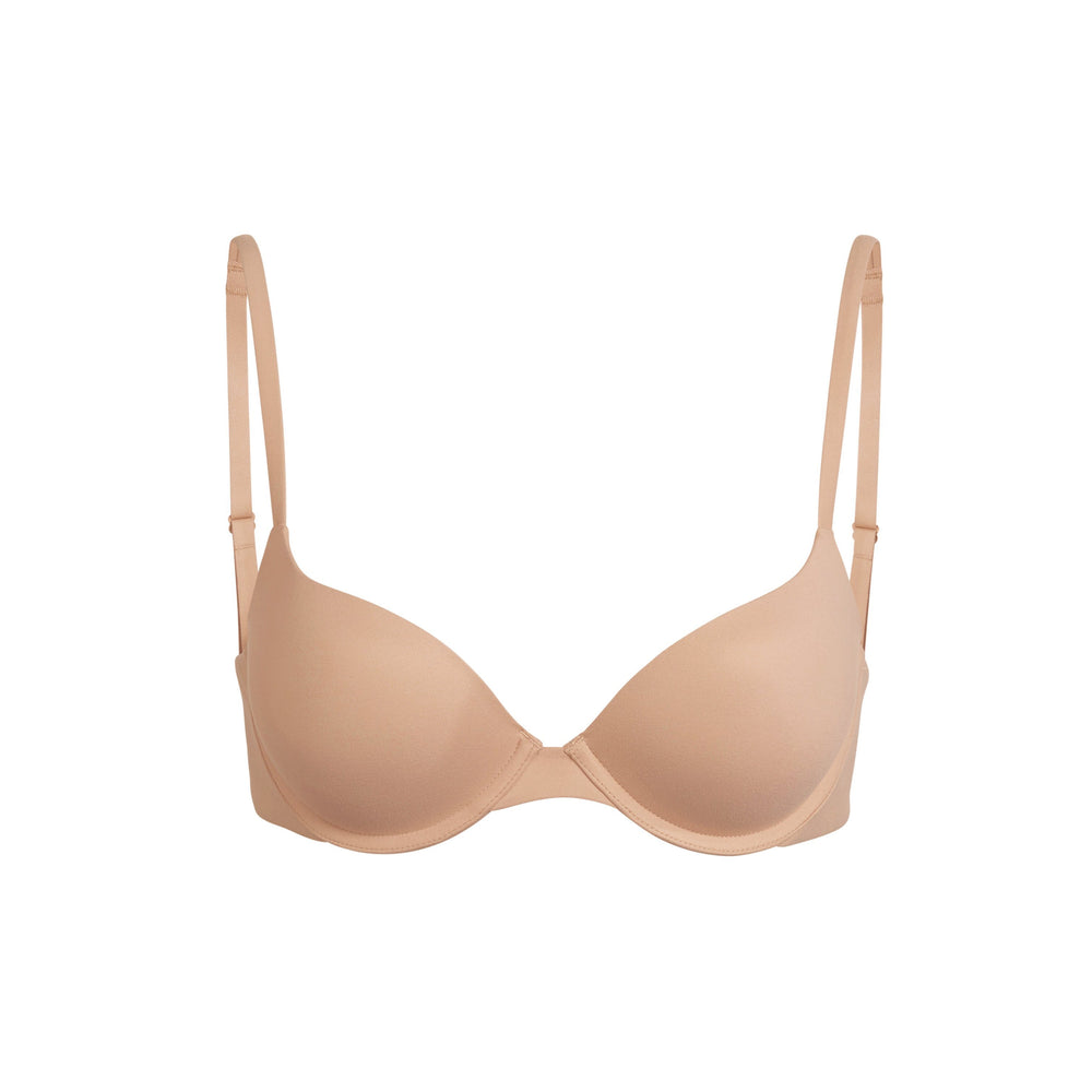 Skims FITS EVERYBODY T-shirt Push Up Bra Beige | 08BZCXMVG