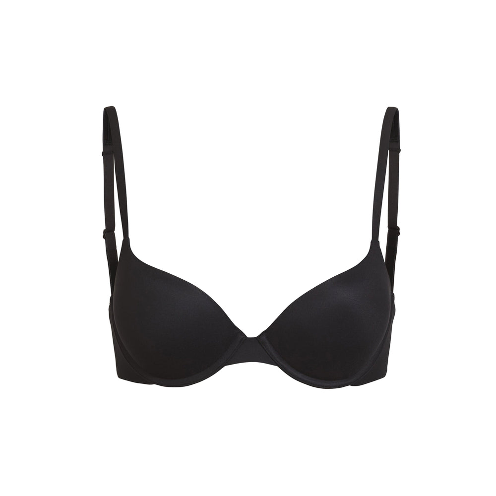 Skims FITS EVERYBODY T-shirt Push Up Bra Zwart | 21KFAIVPT