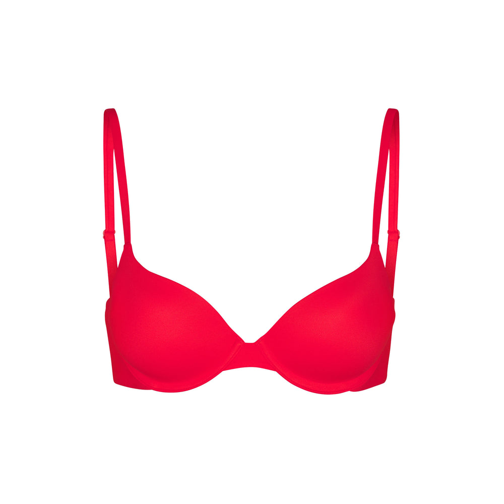 Skims FITS EVERYBODY T-shirt Push Up Bra Rood | 56ZTFCAKW