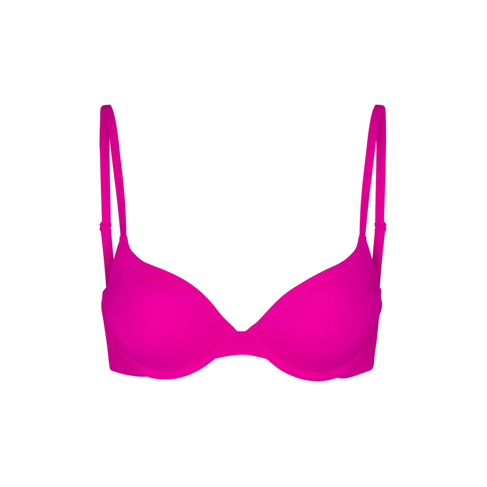 Skims FITS EVERYBODY T-shirt Push Up Bra Fuchsie | 87JZDRMAK