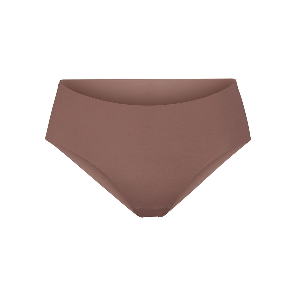 Skims FREE CUT MID WAIST Tanga Bruin | 95QEASKLZ