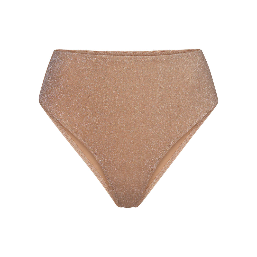 Skims GLITTER SWIM MID WAIST BOTTOM Two Pieces Abrikoos | 51VCYLEWQ