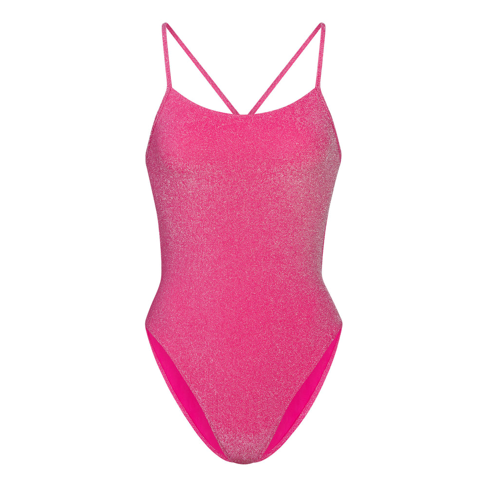 Skims GLITTER SWIM One Piece Roze | 48XKDVZEL
