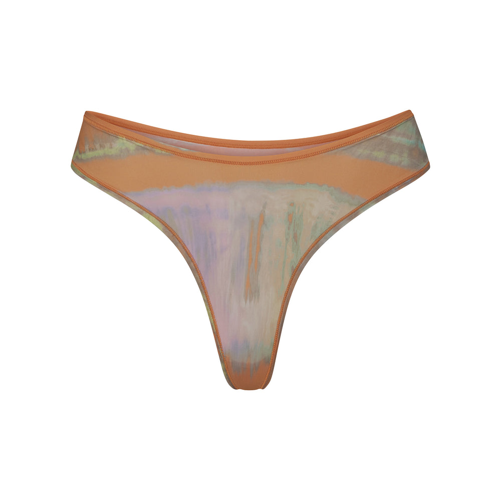 Skims JELLY SHEER DIPPED Thong Bruin | 29GWBVSDX