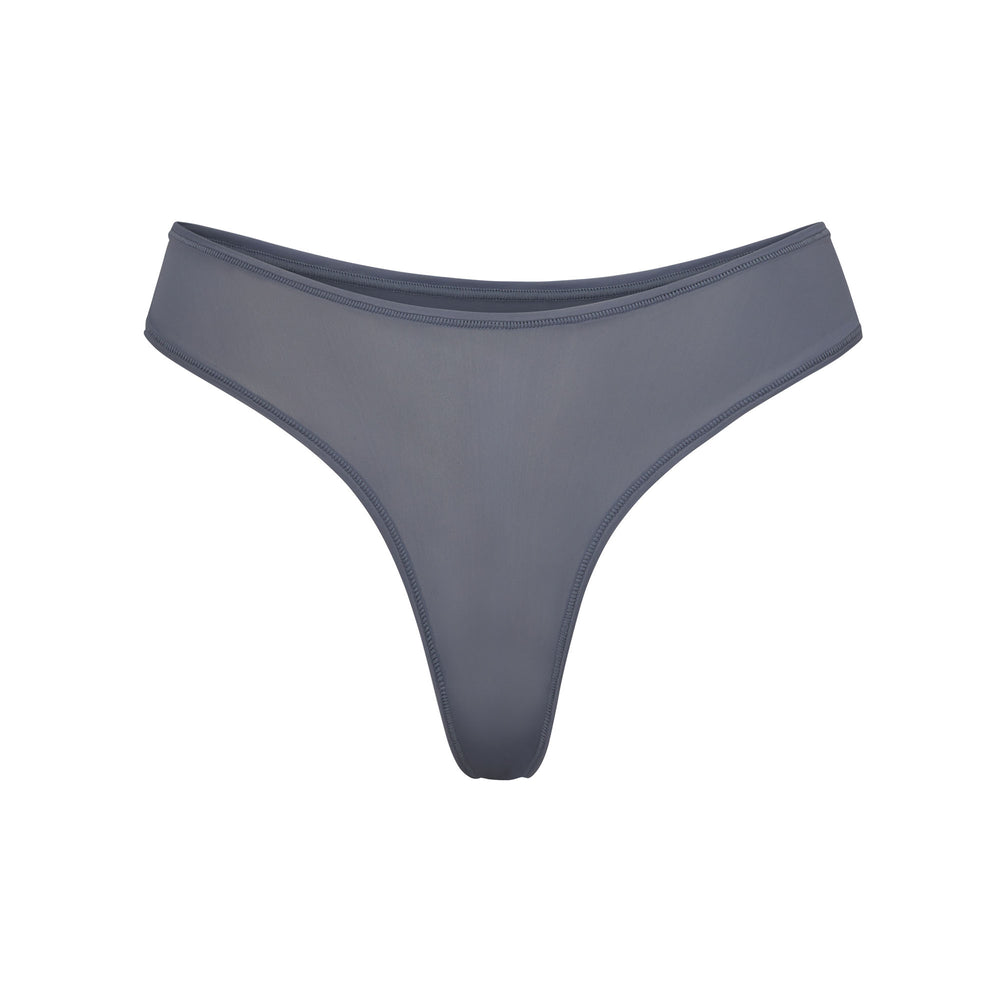 Skims JELLY SHEER DIPPED Thong Grijs Blauw | 02VMUPQEL
