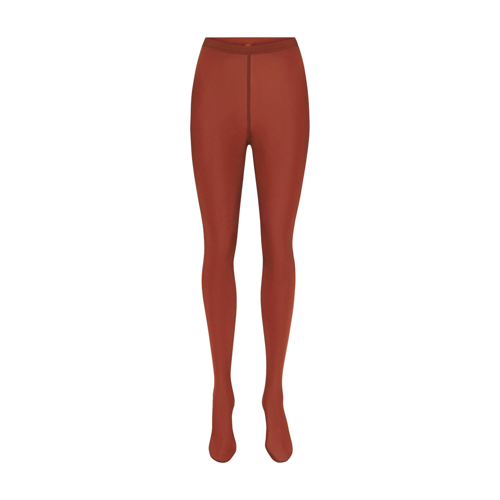 Skims JELLY SHEER FOOTED Leggings Bruin | 94SJIRMPW