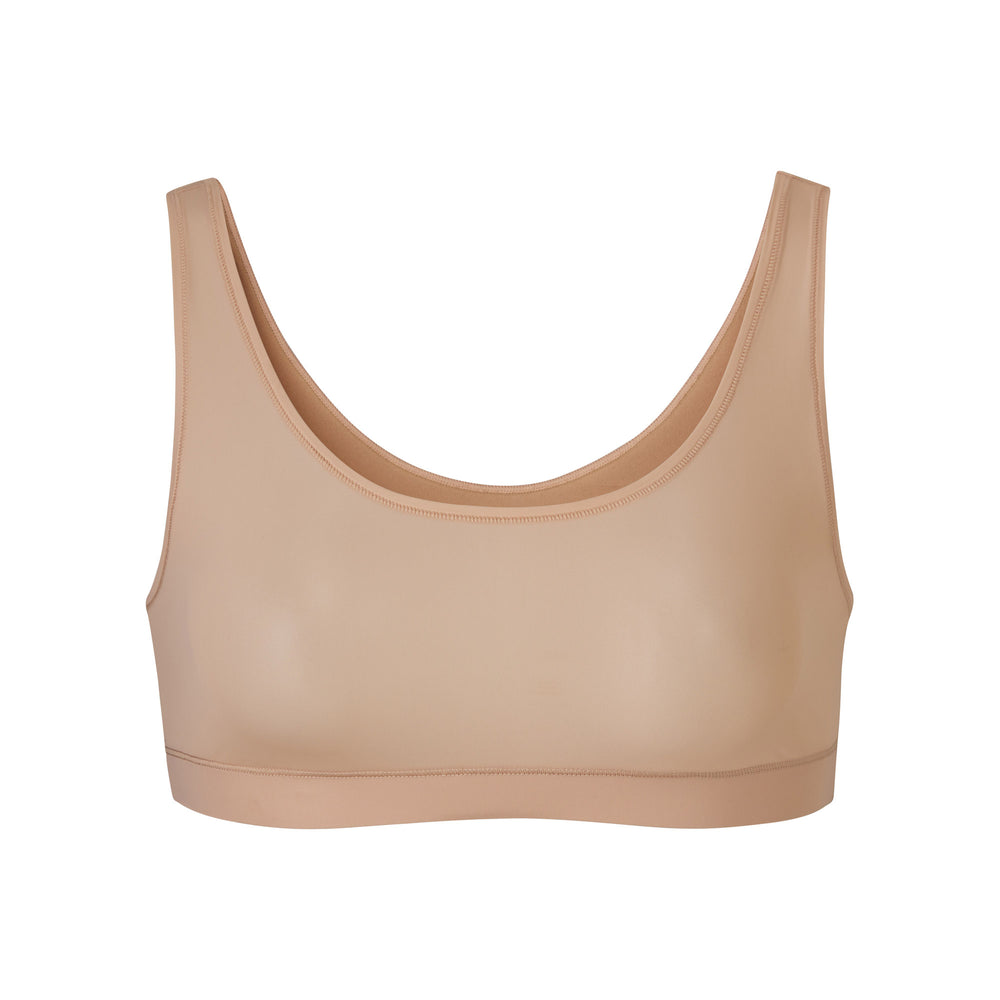 Skims JELLY SHEER SCOOP NECK Bralette Beige | 58PROVLGN