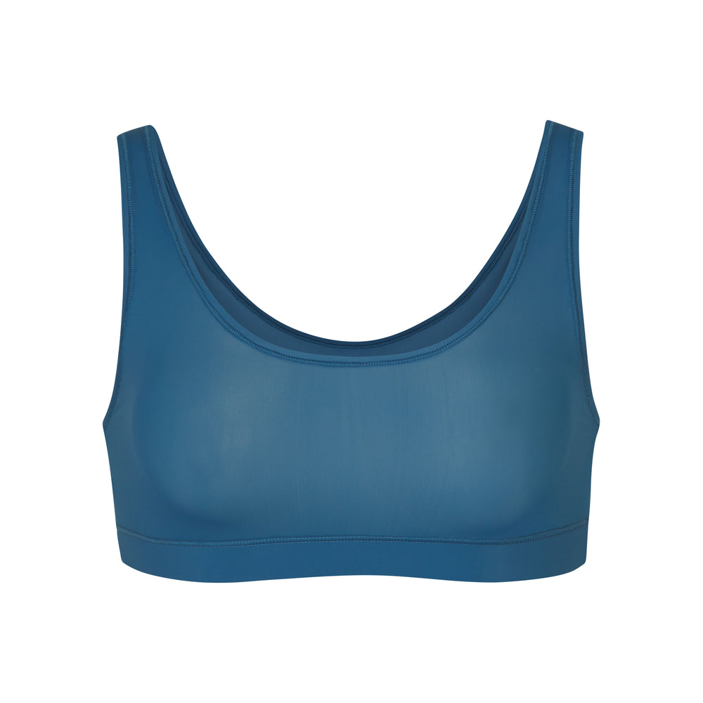 Skims JELLY SHEER SCOOP NECK Bralette Blauw | 28AUDNOKM