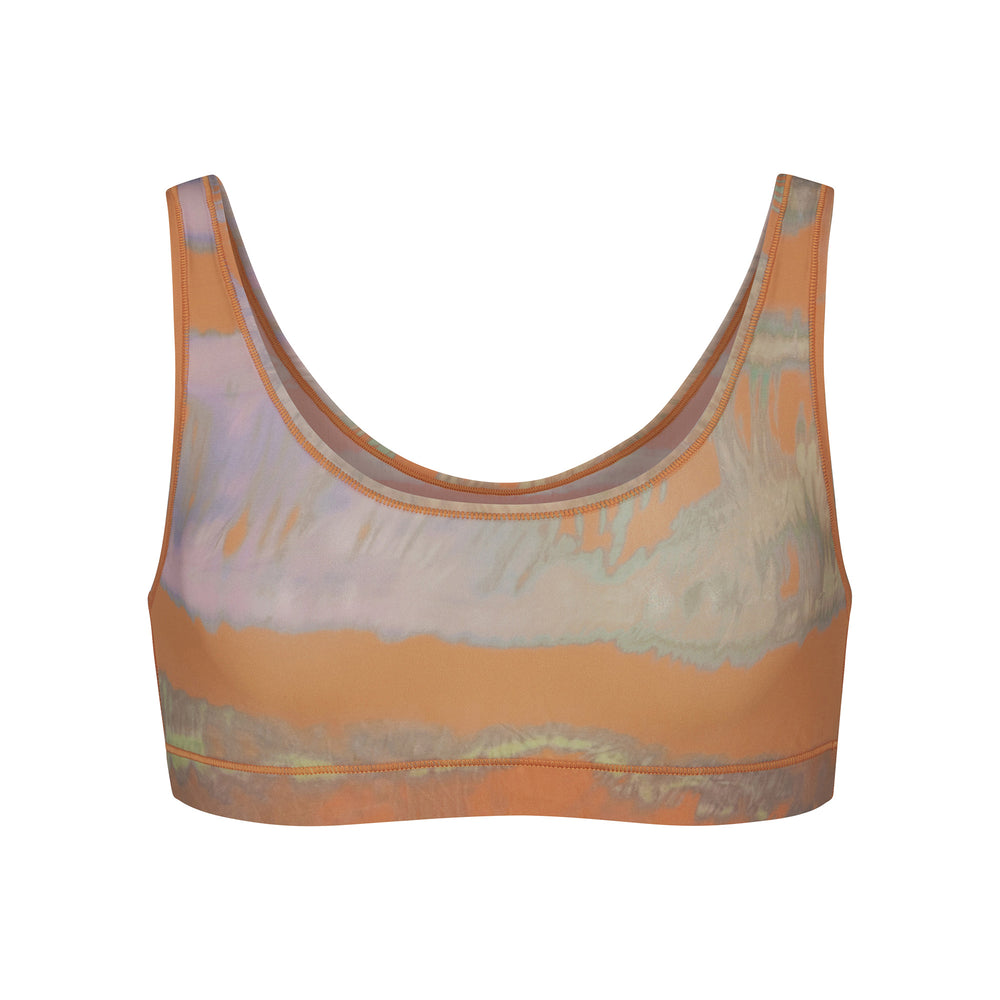 Skims JELLY SHEER SCOOP NECK Bralette Bruin | 18XZMWHBD