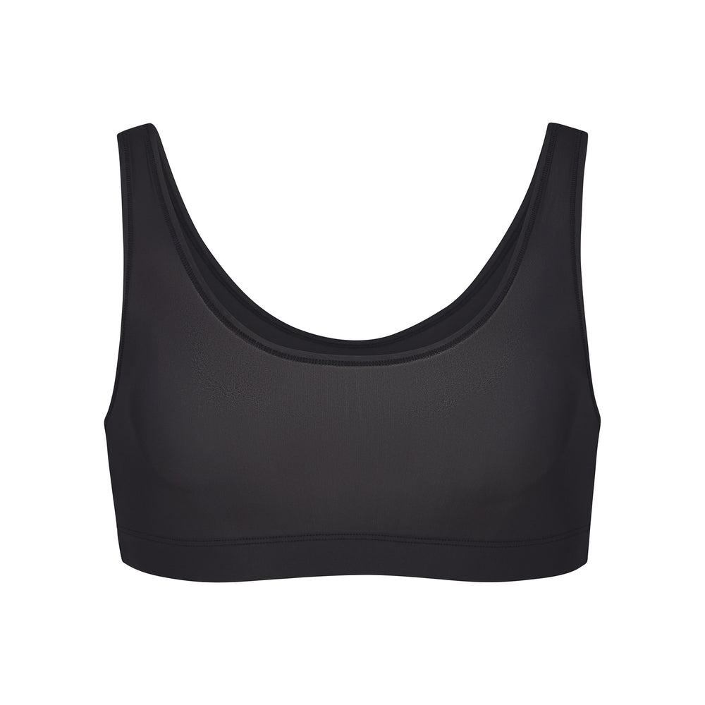 Skims JELLY SHEER SCOOP NECK Bralette Zwart | 67APCITXY