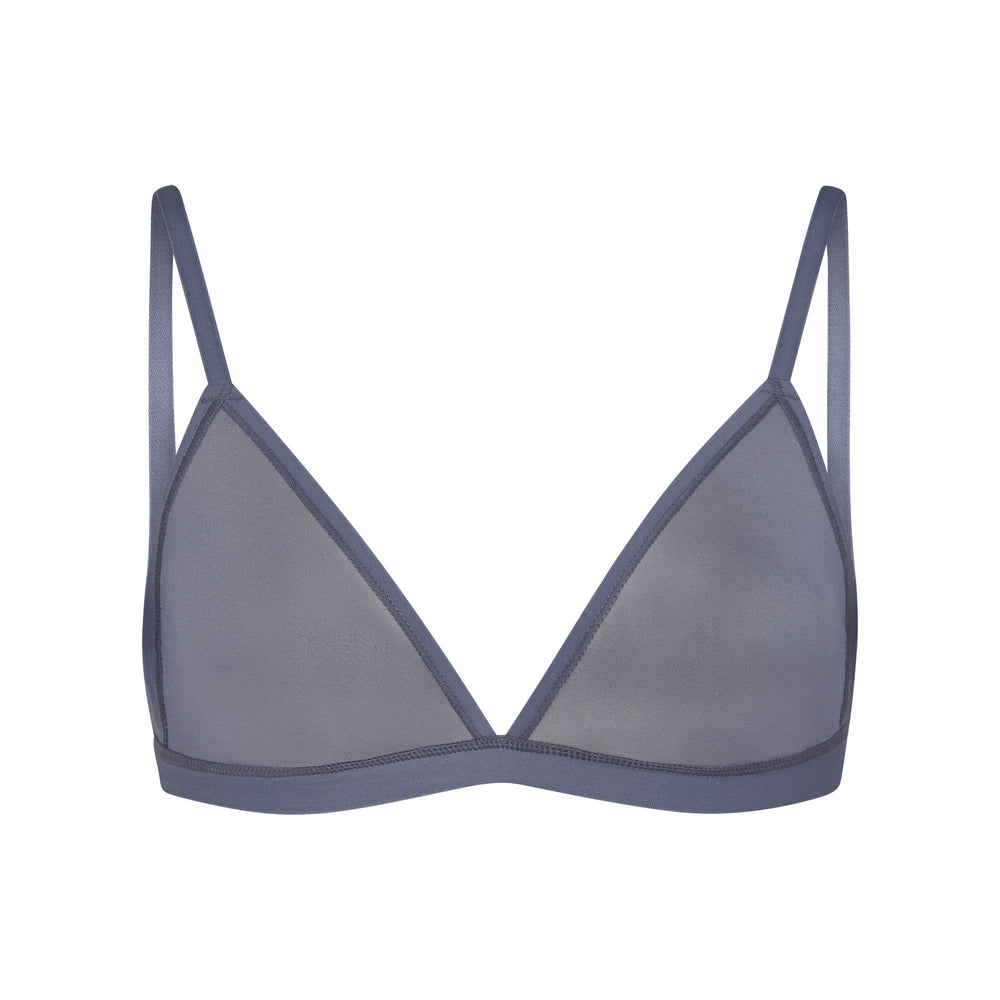 Skims JELLY SHEER SEAMED TRIANGLE Bralette Grijs Blauw | 07BJXGPEU