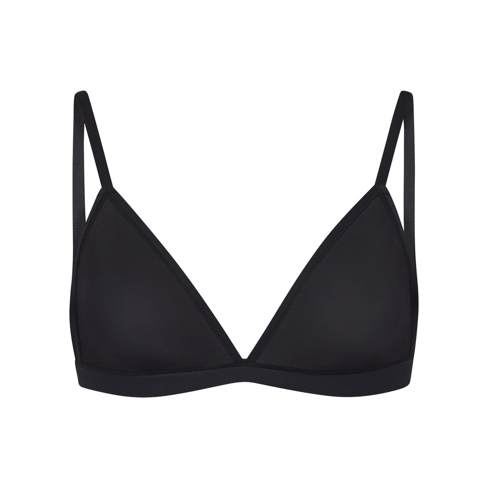 Skims JELLY SHEER SEAMED TRIANGLE Bralette Zwart | 65FTPKMHC