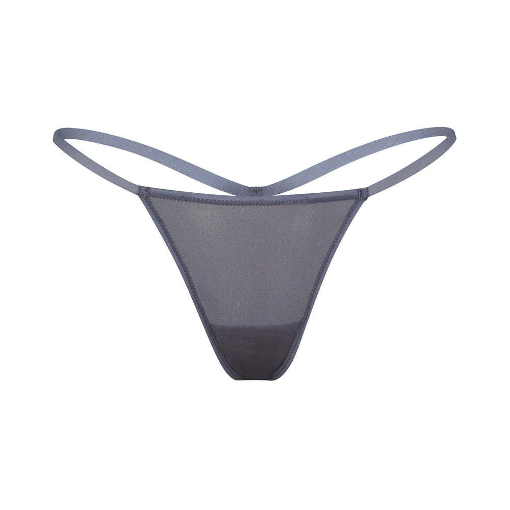 Skims JELLY SHEER STRING Thong Grijs Blauw | 73VEGRSMC