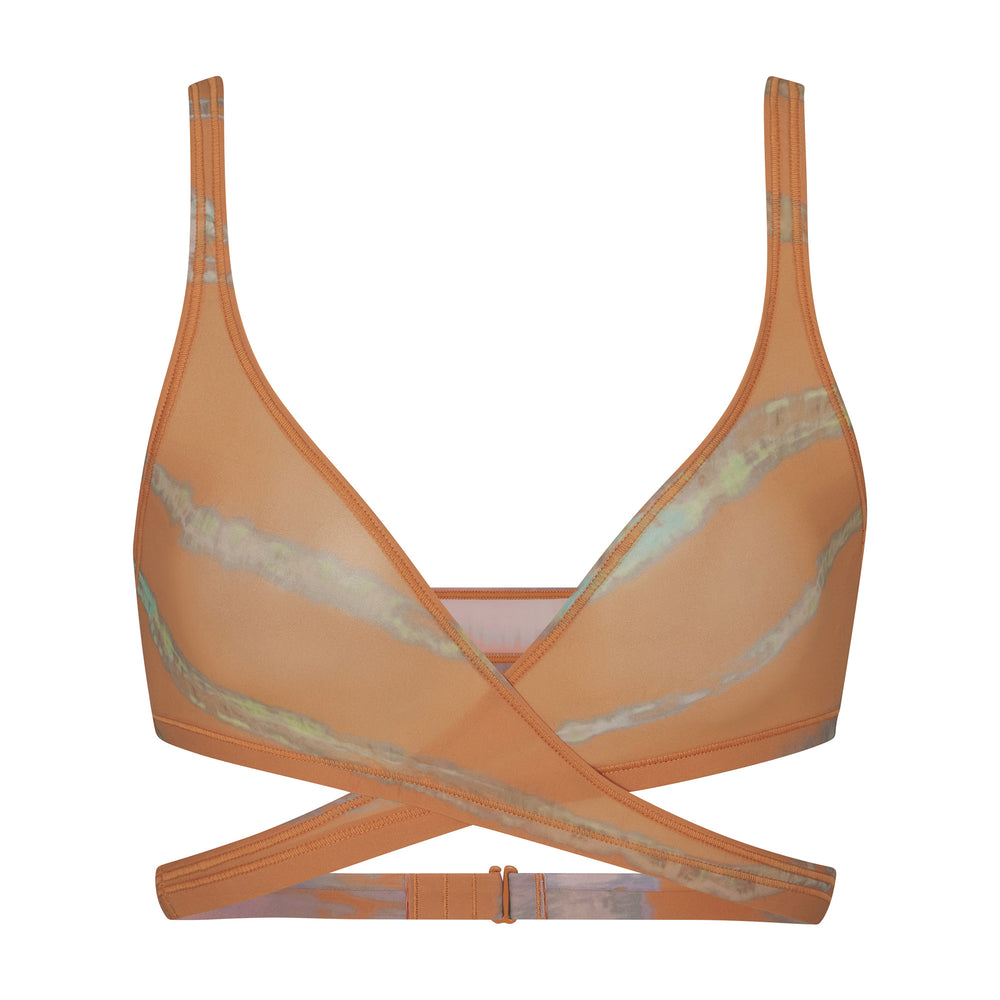 Skims JELLY SHEER WRAP Bralette Bruin | 65UMPSBCJ