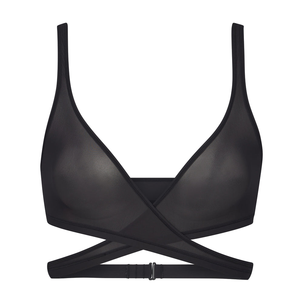 Skims JELLY SHEER WRAP Bralette Zwart | 94OHKYMDT