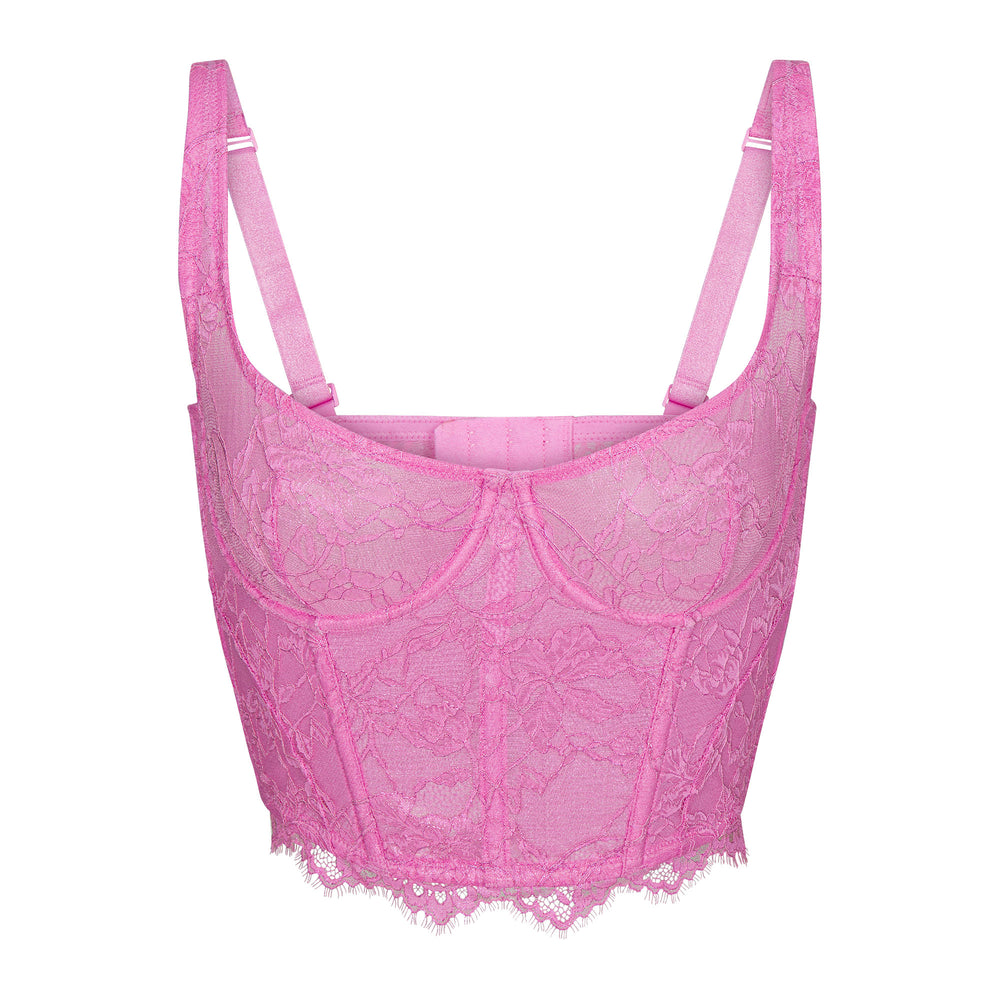 Skims LACE Bustier Roze | 47CFJLBVS