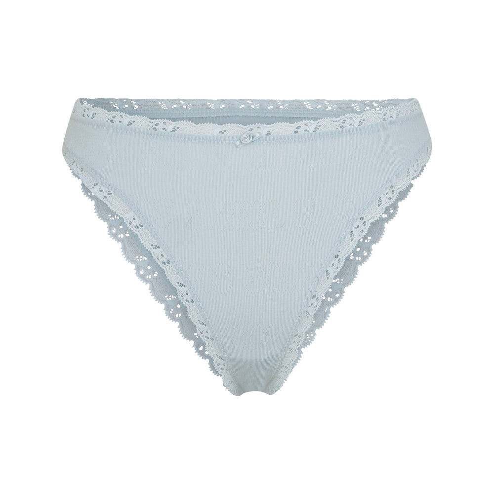 Skims LACE POINTELLE CHEEKY Brief Blauw | 85BNMTORF