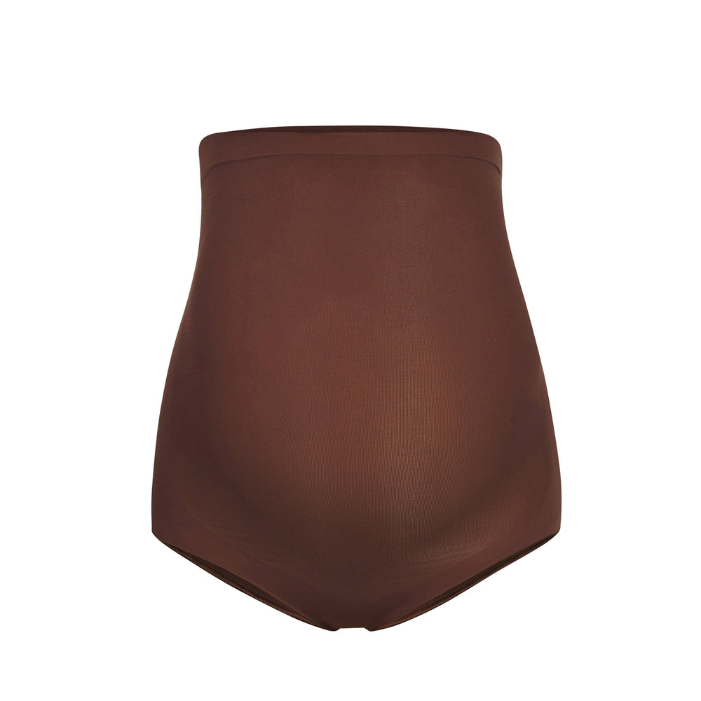 Skims MATERNITY SCULPTING HIGH WAIST BRIEF Maternity Shapewear Chocola | 69ZYJWBOL