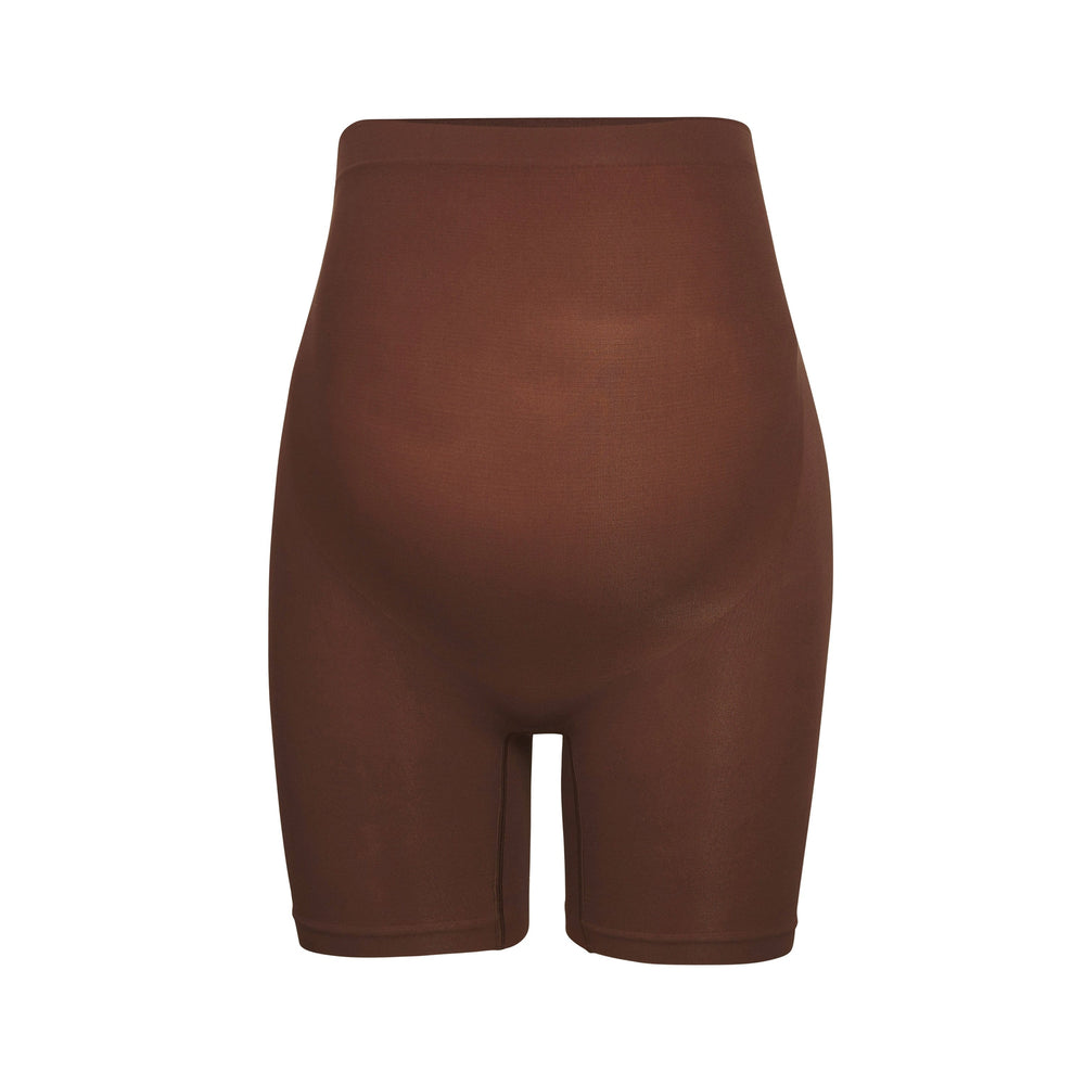 Skims MATERNITY SCULPTING SHORT MID THIGH Maternity Shapewear Chocola | 48YKIHLBS
