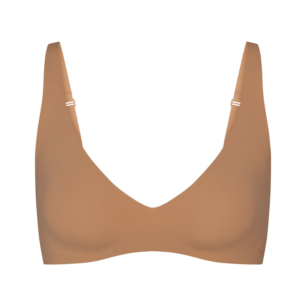 Skims NAKED Plunge Bra Beige | 72WGJMTZE
