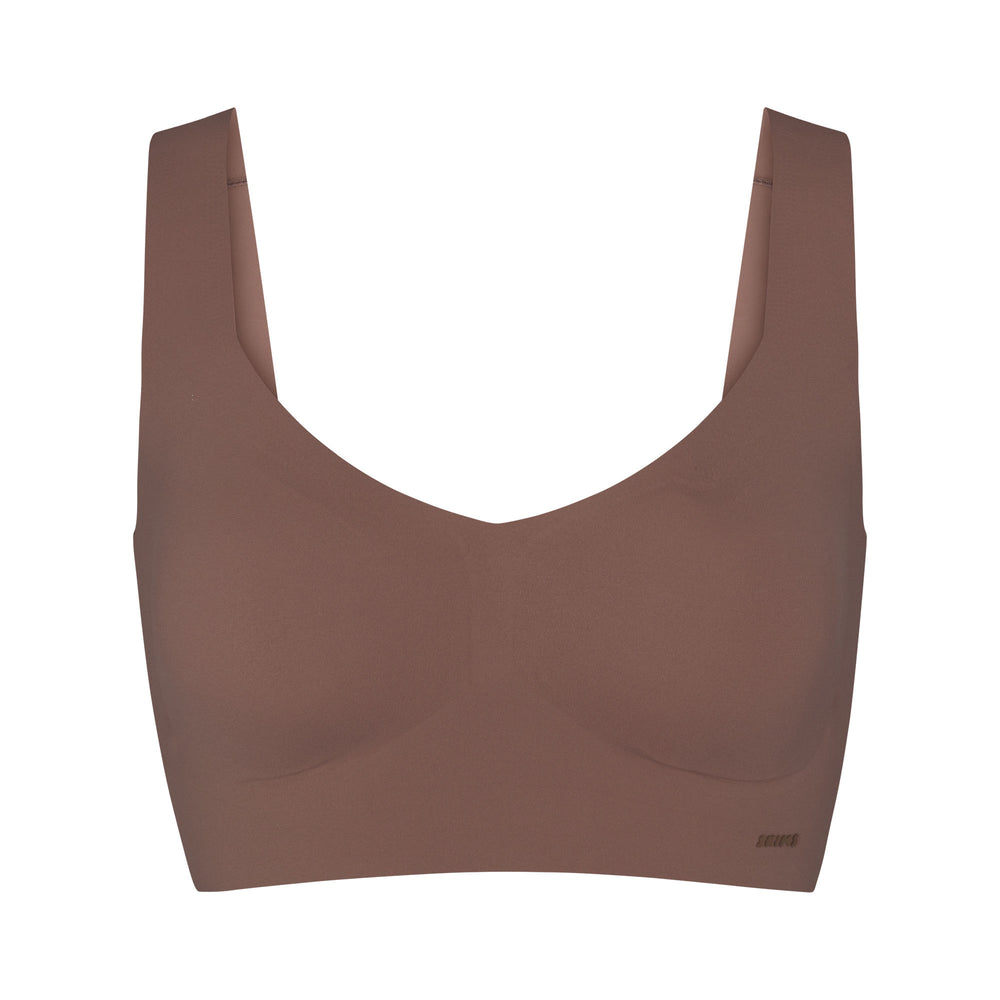 Skims NAKED TANK Plunge Bra Bruin | 06PADEITH