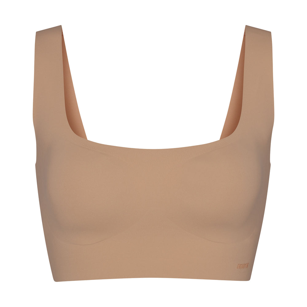 Skims NAKED TANK Scoop Neck Bra Beige | 35YBWQDCO