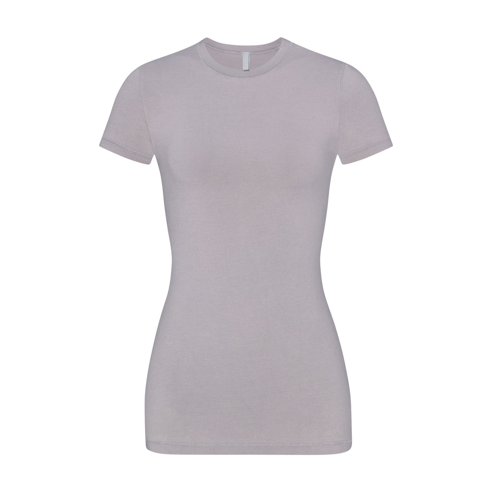 Skims NEW VINTAGE LONG T-shirt Zilver | 41KEUTGDV