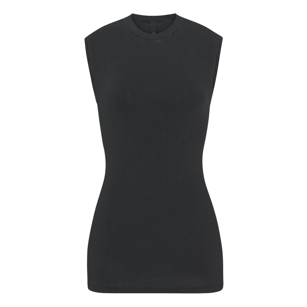 Skims NEW VINTAGE RAGLAN Tank Lichtturkoois Zwart | 53QYHIKGZ
