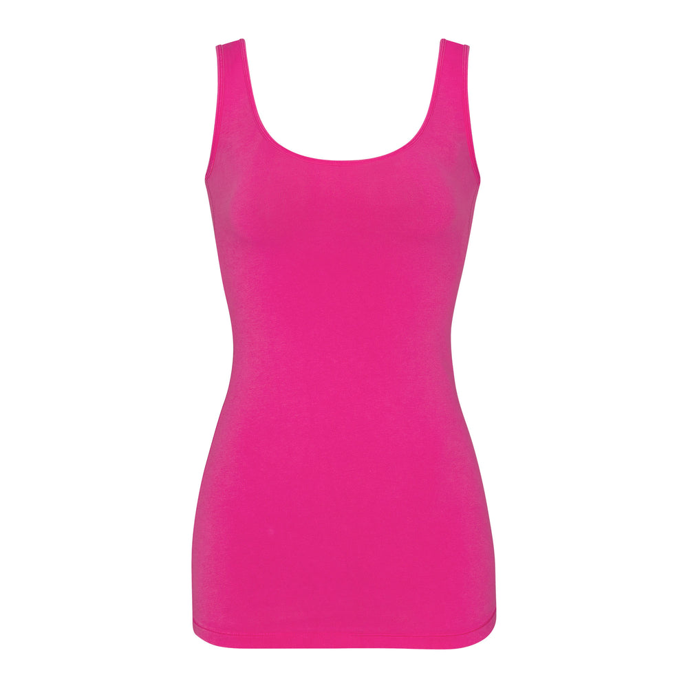 Skims NEW VINTAGE SCOOP NECK Tank Fuchsie | 27TQEZJYX