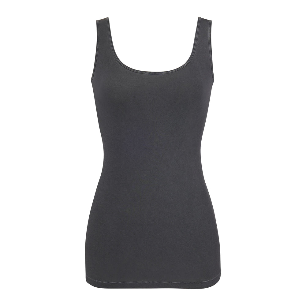 Skims NEW VINTAGE SCOOP NECK Tank Grijs | 74NLUBACQ