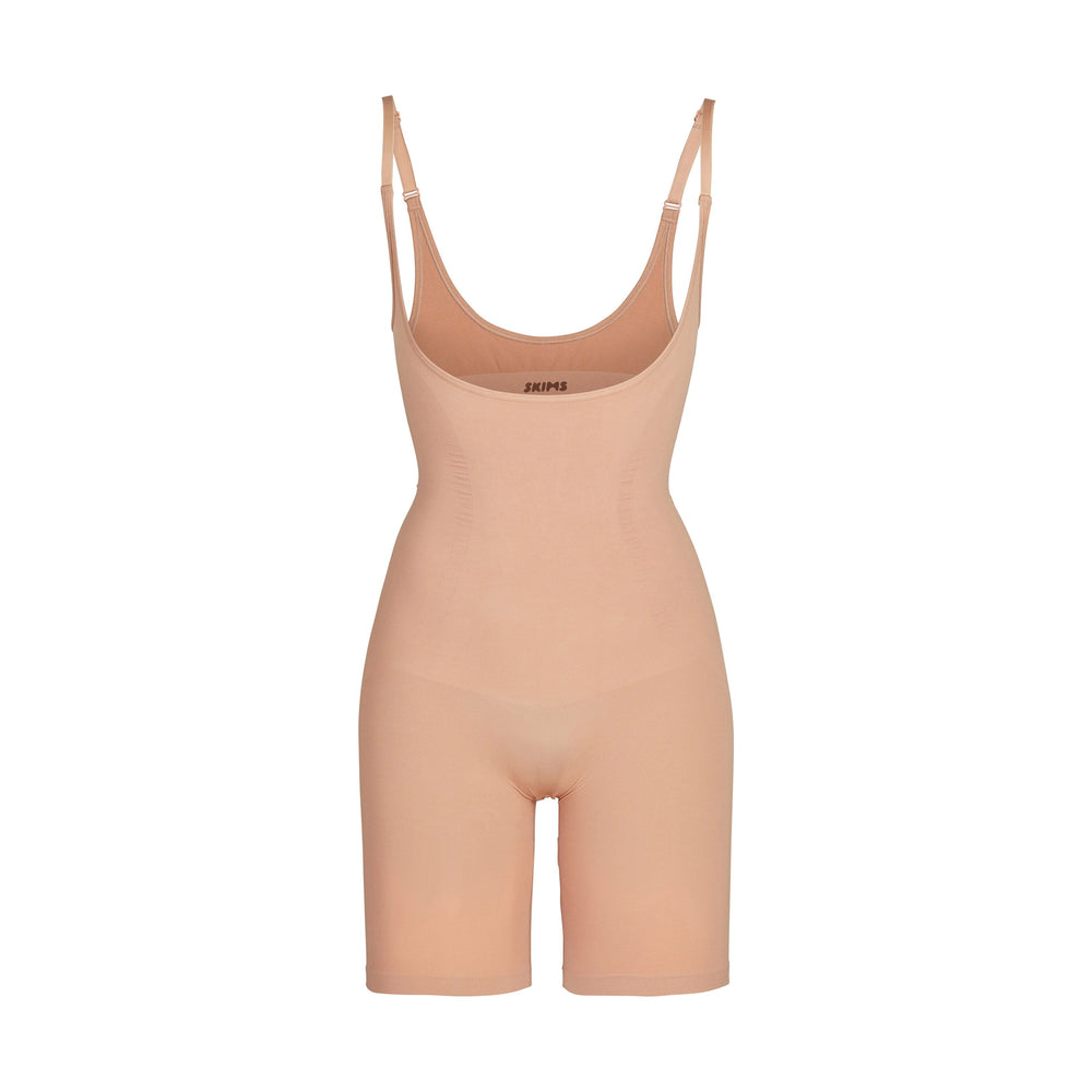Skims OPEN BUST BODYSUIT W. OPEN GUSSET Bodysuit Beige | 79OXMTWLC