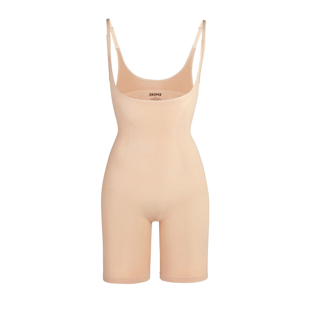Skims OPEN BUST BODYSUIT W. OPEN GUSSET Bodysuit Beige | 91HUIEOPG