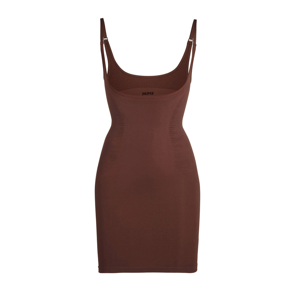 Skims OPEN BUST SLIP Jurk Chocola | 36OVPELSQ