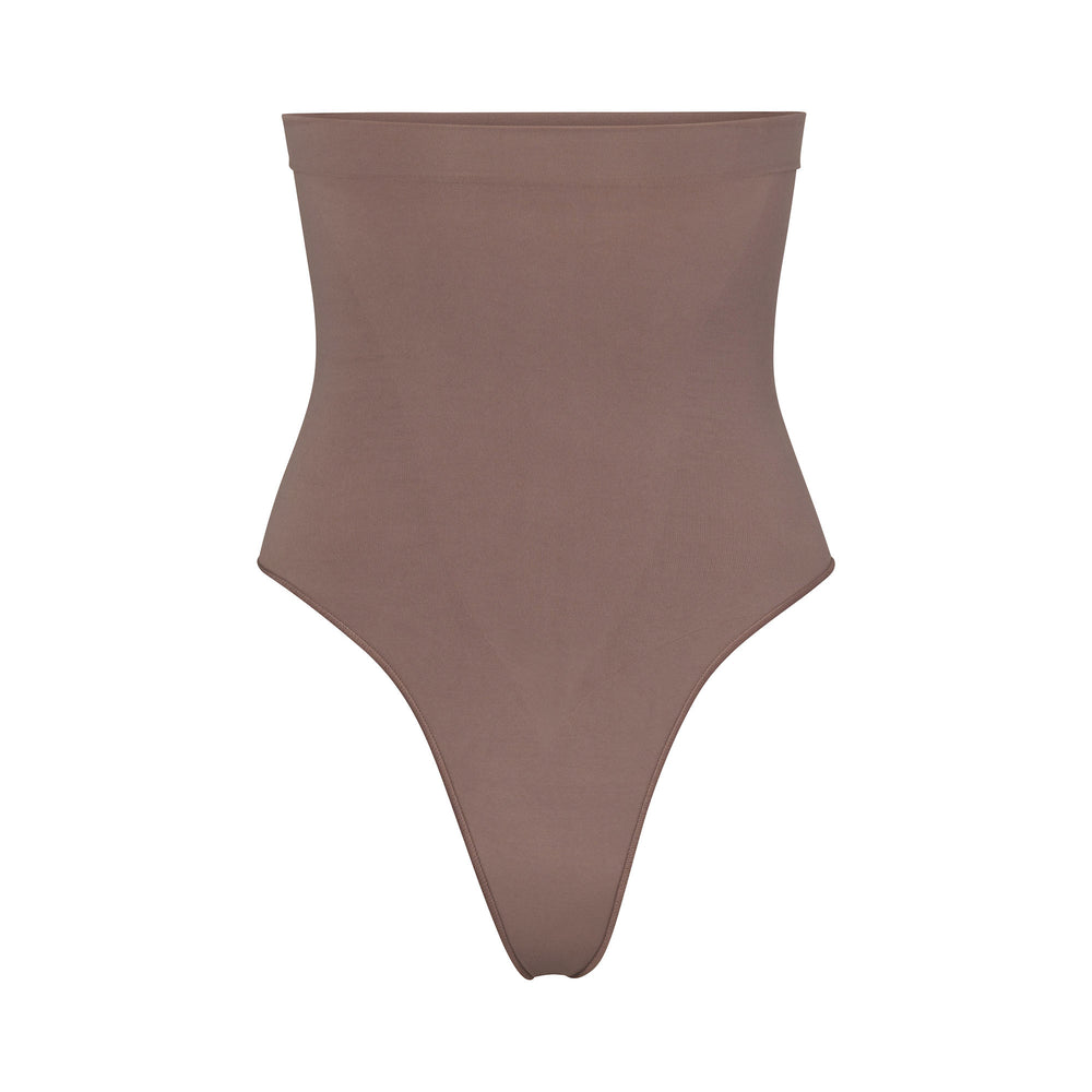 Skims SCULPTING HIGH WAIST Thong Bruin | 40EJQRZYG