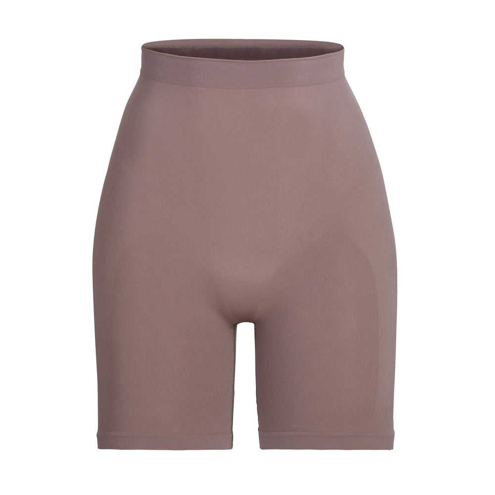 Skims SCULPTING MID THIGH W/ OPEN GUSSET Korte Broek Bruin | 64FDHBYKR