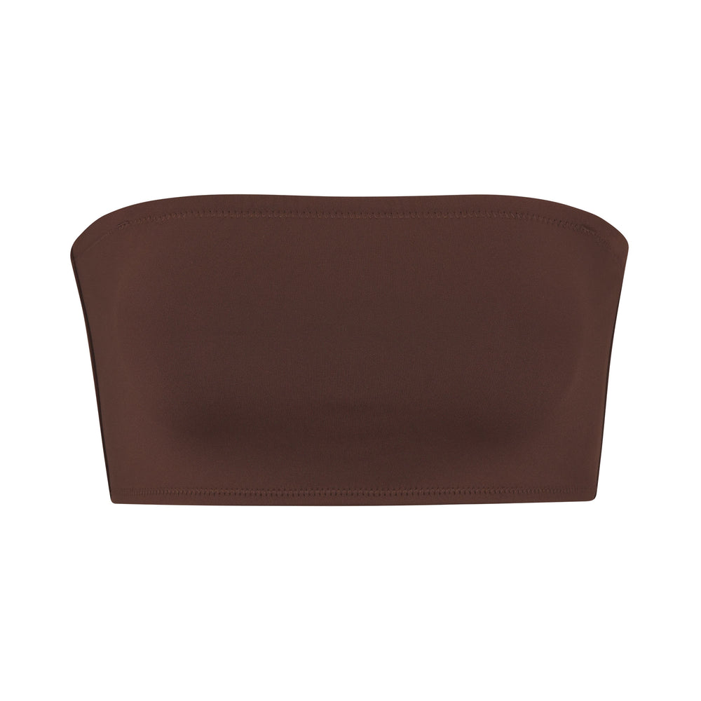 Skims SHAPING SWIM BANDEAU BIKINI TOP Two Pieces Chocola | 80SPWXYCB