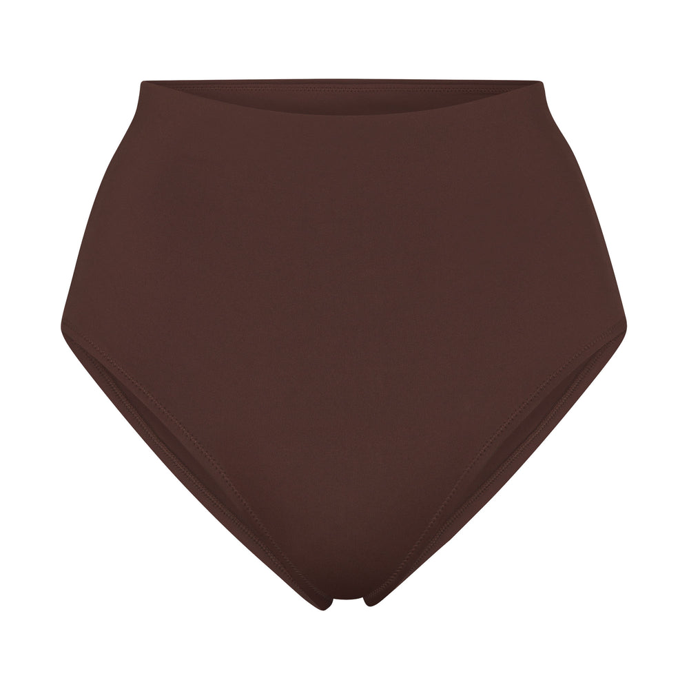 Skims SHAPING SWIM HIGH WAIST BIKINI BOTTOM Two Pieces Chocola | 53OKMVXNG