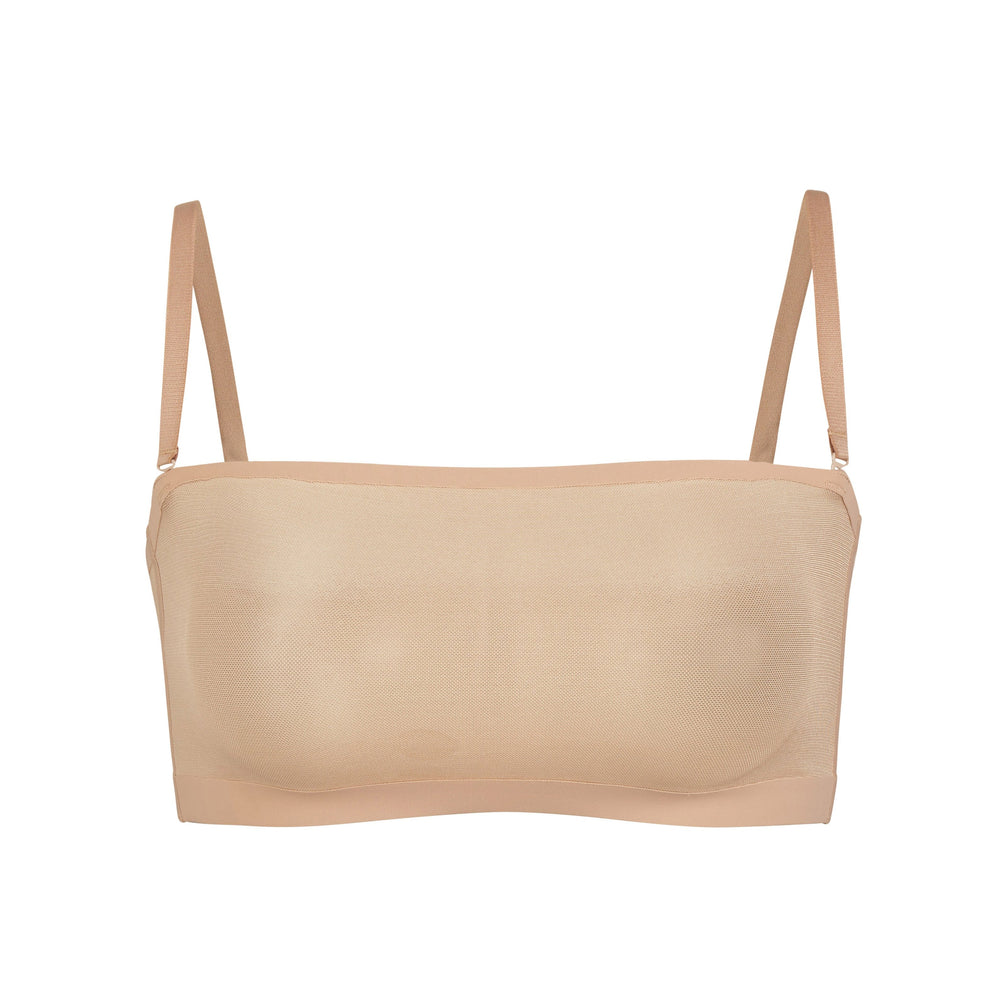 Skims SHEER SCULPT Bandeau Top Beige | 60QFNTGWM