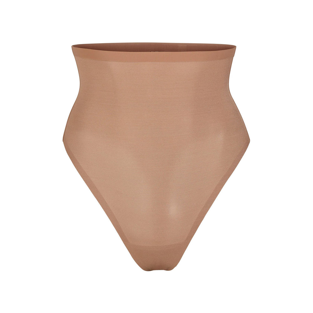 Skims SHEER SCULPT HIGH WAIST Thong Abrikoos | 94IXNVJOG