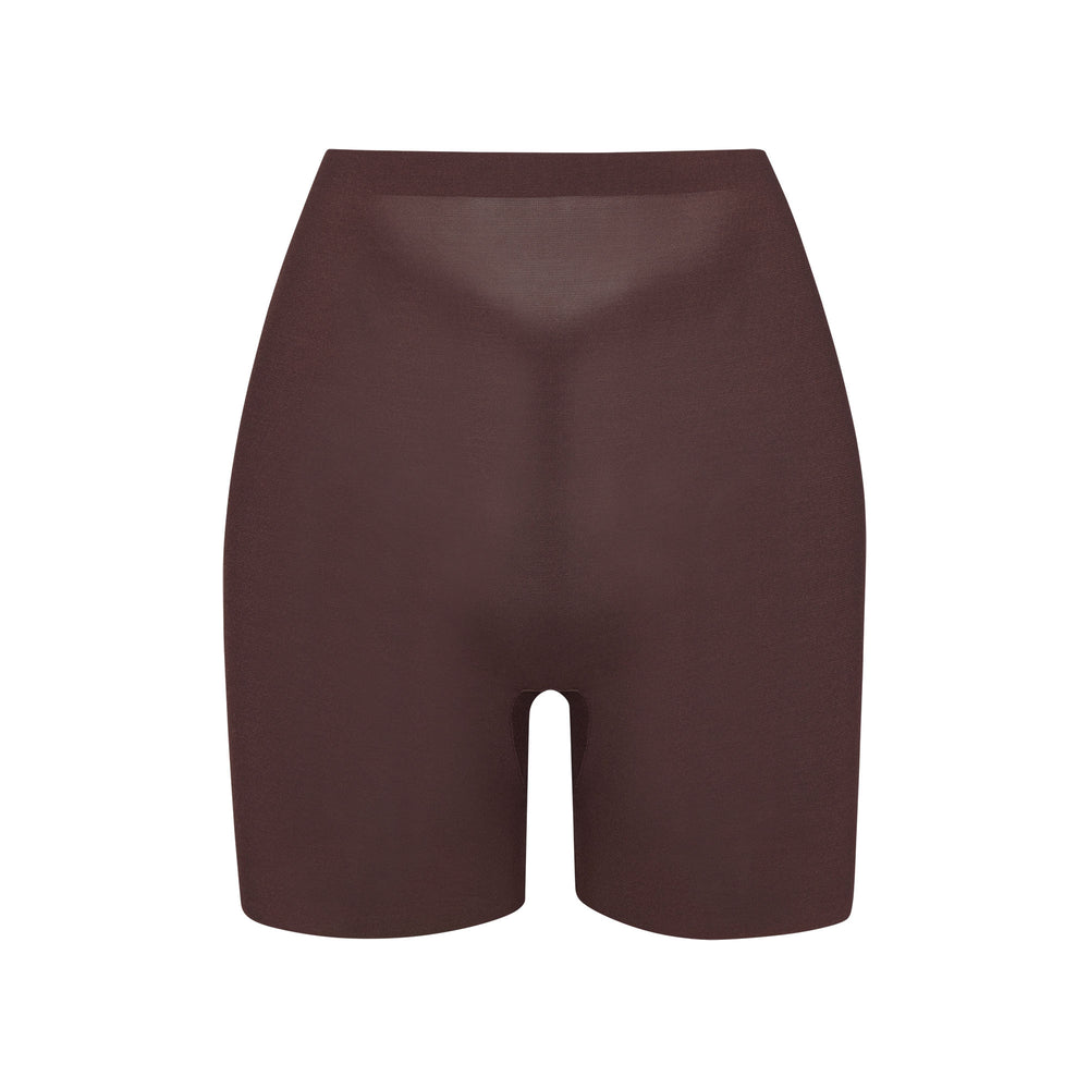 Skims SHEER SCULPT LOW BACK Korte Broek Chocola | 50KUFIEBO