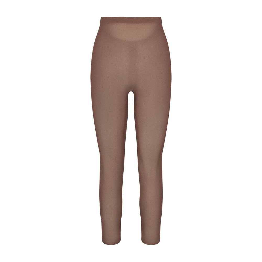 Skims SHEER SCULPT LOW BACK Leggings Bruin | 82JMSAVEF